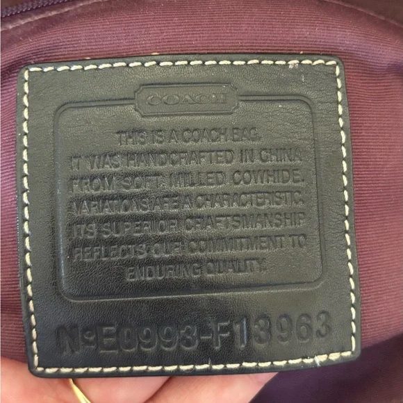 Coach Womens Black Pebbled Leather Hampton Top Handle Satchel Bag Doctor - Picture 8 of 9